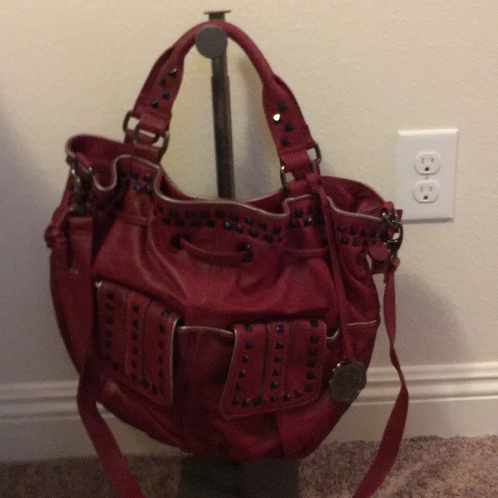 Vince Camino burgundy bag